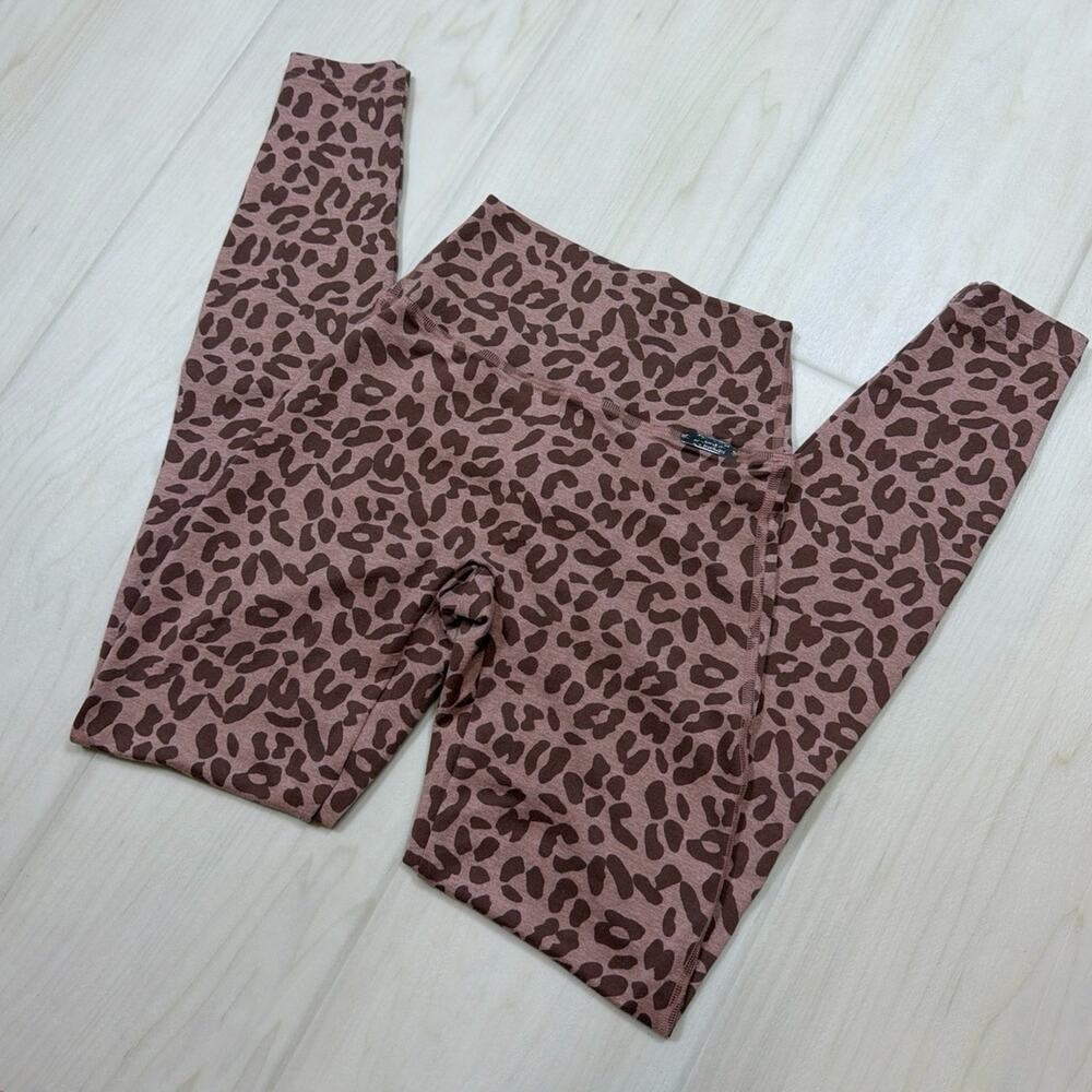 Bombshell Sportswear London Fog Cheetah Animal Print Scrunch Leggings Size XS - Picture 4 of 8